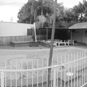 before Modern Pool Renovation