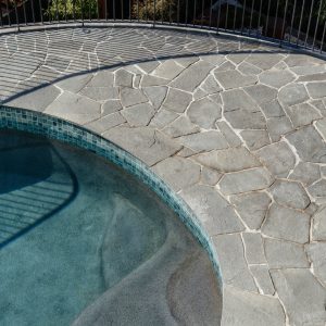 crazy paving pool paving