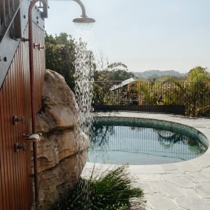 outdoor shower