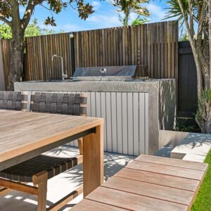 concrete bbq kitchen