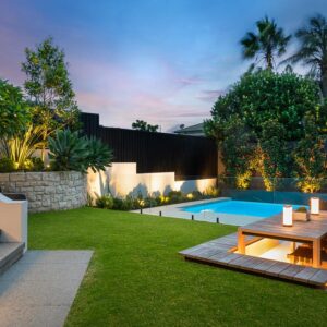 Small Backyard stairs design