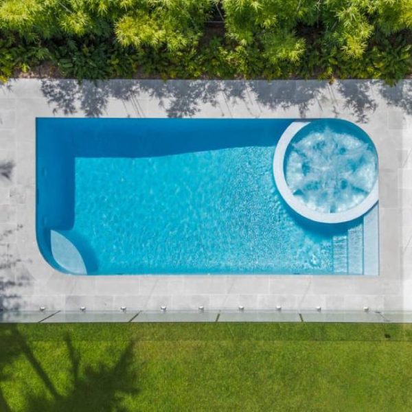 aerial view pool