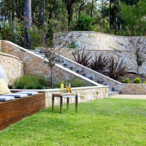 Backyard Garden Design - Feature Wall