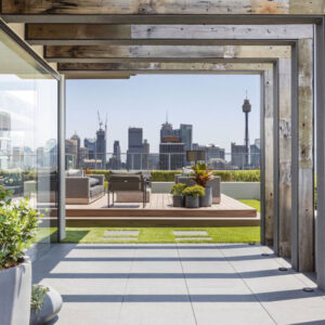 Rooftop Garden Design - City Skyline