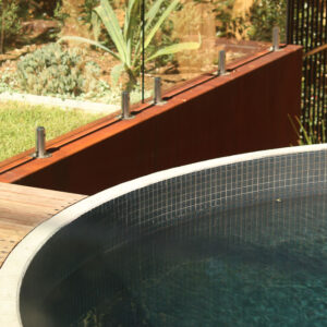 corten steel edge