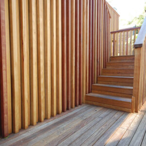 detailed timber stairs