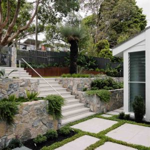 Front entrance for landscape design services