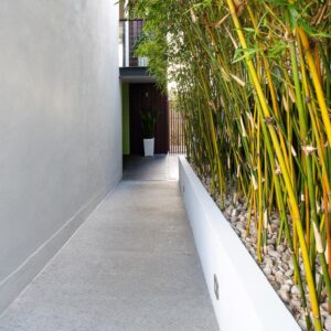 Modern Beach Side Retreat Entrance