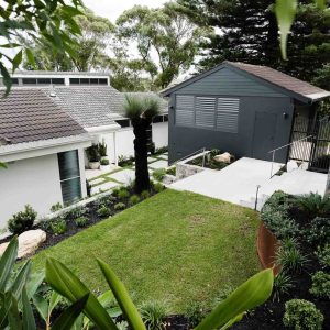 Front yard design with 3D landscape design