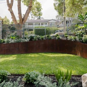 Level lawn for garden design in Sydney