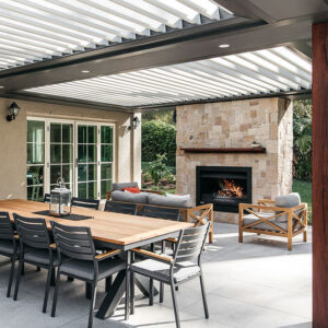 louvered roof