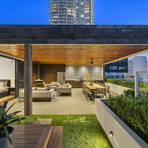 covered-roof Rooftop Landscaping Sydney