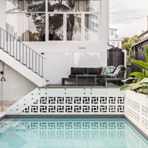 breeze blocks wall