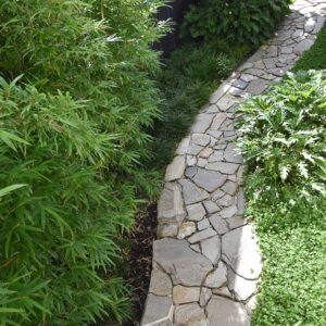 crazy paving pathway