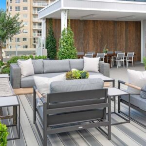 Potts Point Penthouse Lounge area