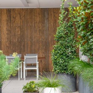 recycled timber clad