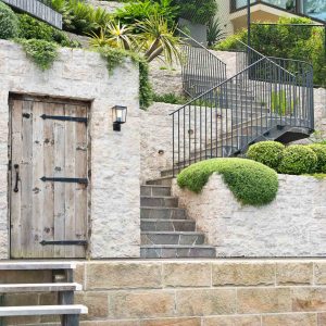 Custom-designed door with unique features