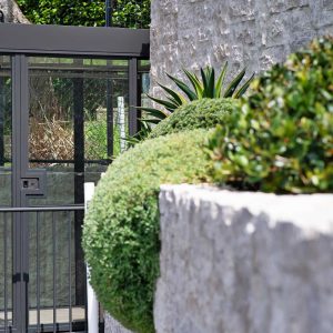 Inclinator on outdoor sloped track