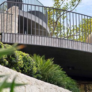 Large timber deck modern design