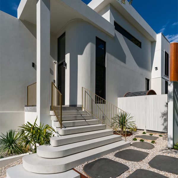 Concrete stairs with modern design