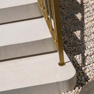 Concrete stairs with sleek design