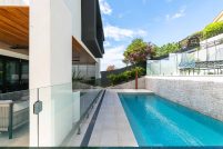 Lap pool with clean design