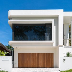 Modern home with sleek architecture