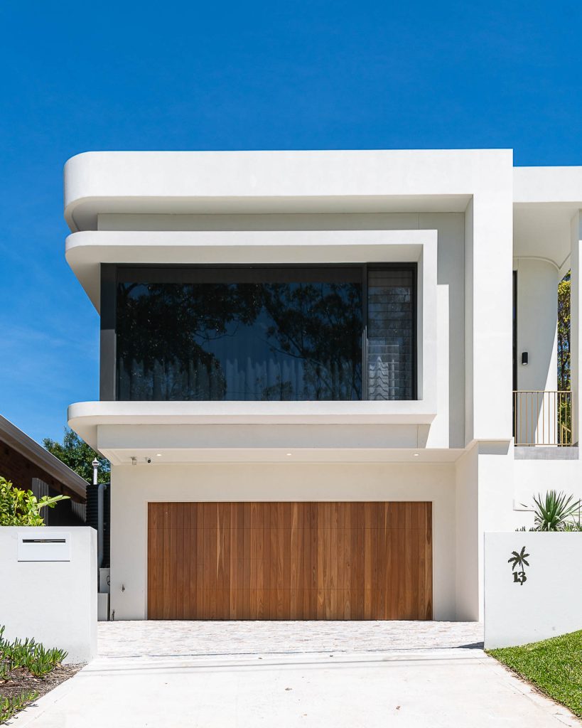 Modern home with sleek architecture