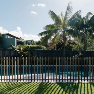 timber pool fencing