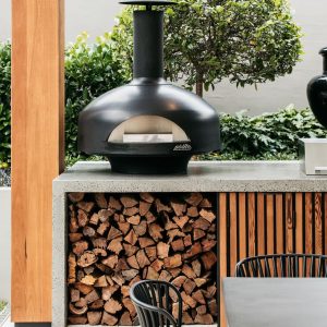 wood fire pizza oven