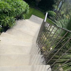 brass balustrade