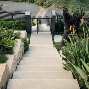grand sandstone stairs