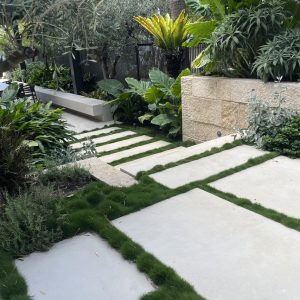 sandstone slab steppers