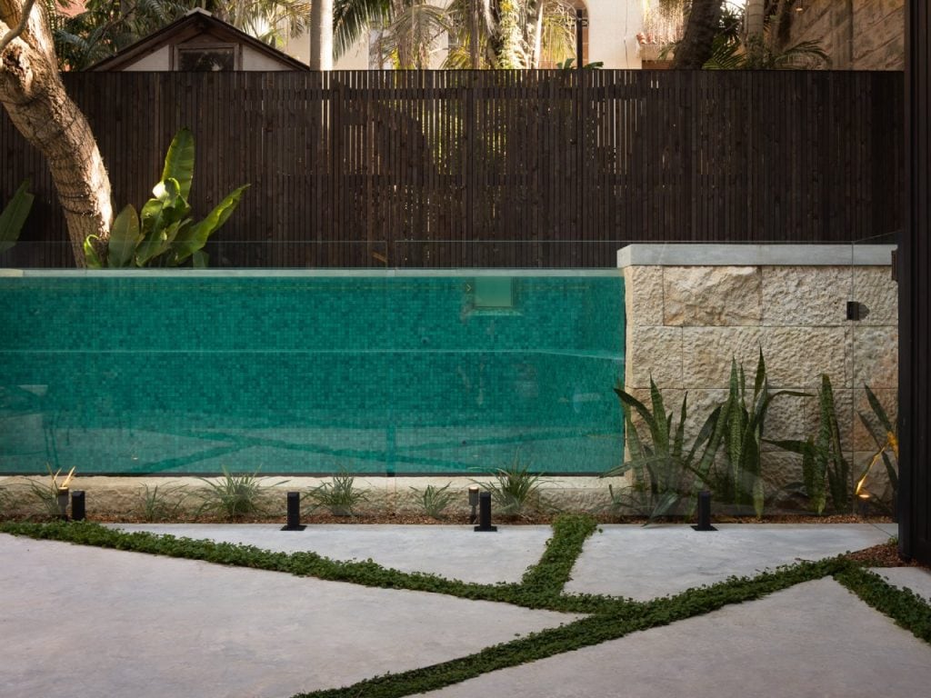 Glass Pool Window