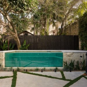 Pool Glass Window